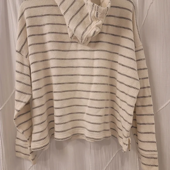 J Crew Herringbone Zigzag Hoodie - Picture 4 of 4